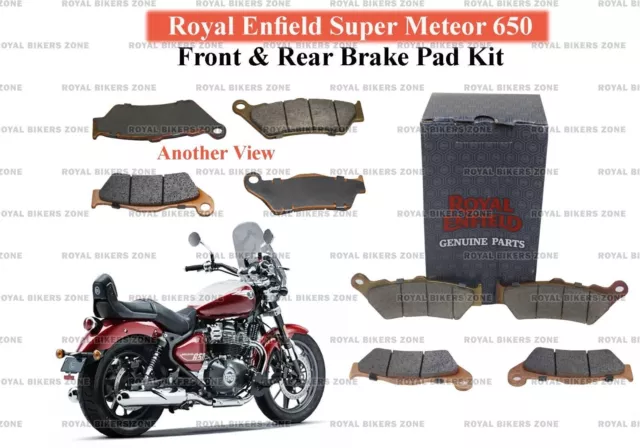 Royal Enfield "Kit de pastillas de freno delanteras y traseras Super Meteor 650"