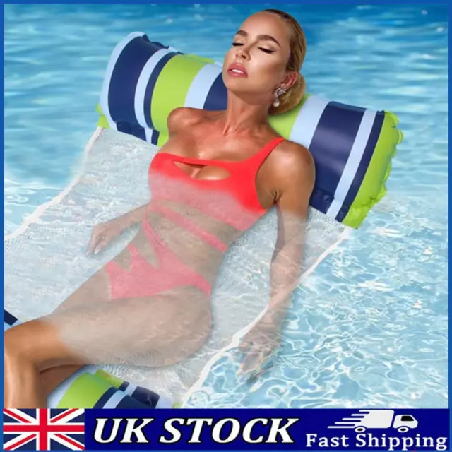 Summer PVC Water Hammock Inflatable Air Mattress Swimming Pool Floating Beds