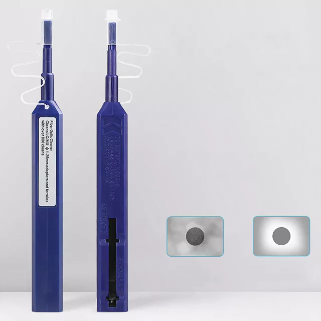 One Click Fiber Optic Cleaning Pen Optical Cleaner LC/MU 1.25mm Connector .zy