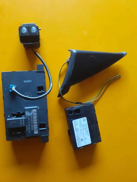 Cache Haut-parleur Arrière Pour Mercedes Classe C W203 - Noir ABS, Installation Facile, Kit Gauche-droite
