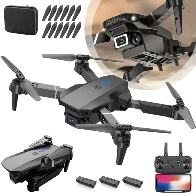 Drone con cámara RC drones WiFi FPV transmisión cuadricóptero drones plegables