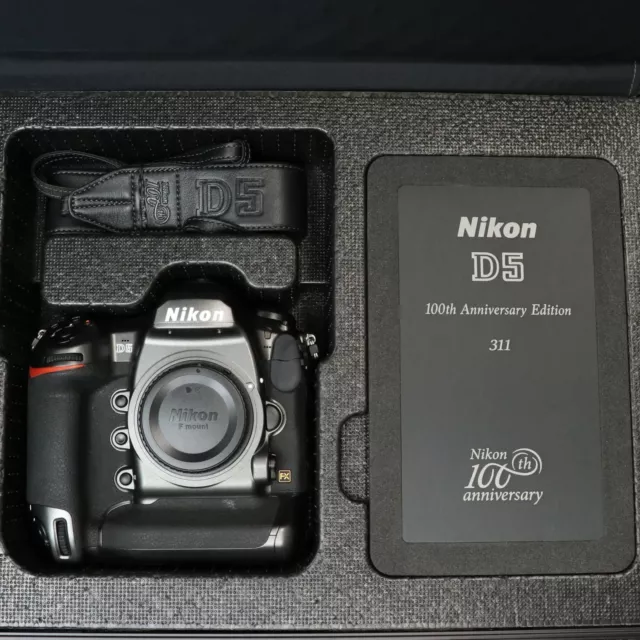 Nikon D5 XQD Body 100th Anniversary Edition -Near Mint- 159359 shots