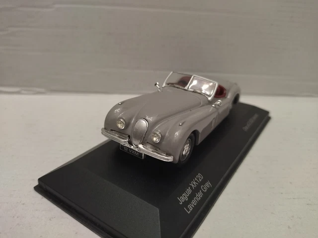 Jaguar Xk120 Lavender Grey 1:43 Corgi Vanguards Va05905 2