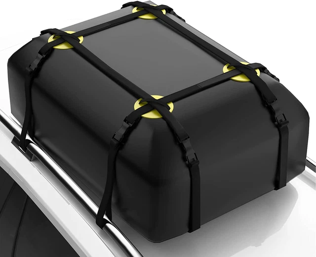 Rooftop Car Cargo Carrier Bag 15 Cubic Feet, Waterproof Car Rooftop Bag with Ant