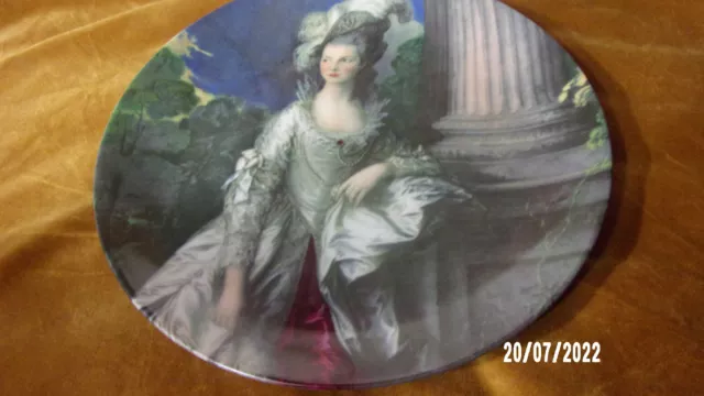 Royal Porzellan Bavaria Kpm Germany Handarbeit "The Mystery Lady" 11.5" Plate