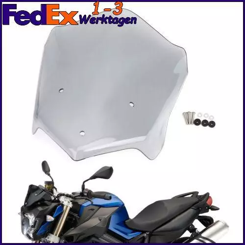 Einstellbar Windschild Windschutzscheibe für BMW F800R 2015-2020 E1