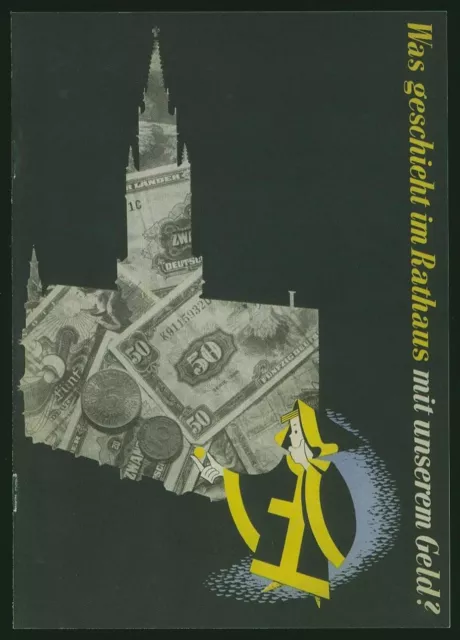 München 1954 Wiederaufbau Chronik Nachkrieg Wirtschaft Geschichte Heimatbuch RP