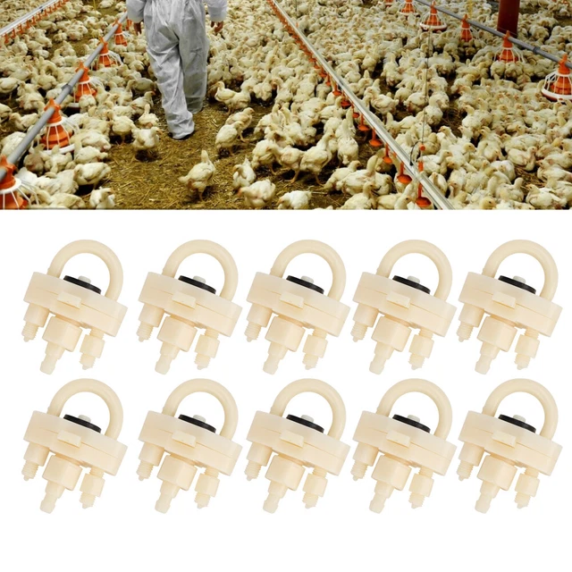 10Pcs Thickened Ushaped Switch Chicken Automatic Drinking For Plasson Drinke DB3