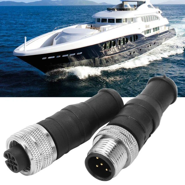 For NMEA2000 5-Pin Trunk Cable Terminator - Durable  Easy to Install