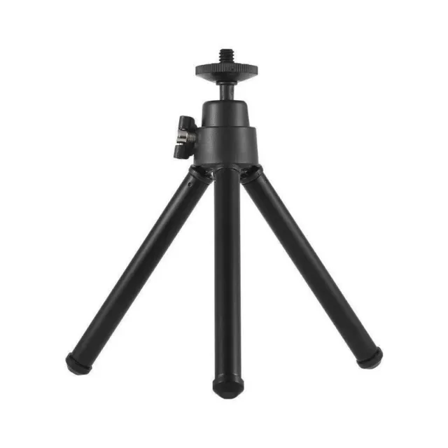 Tripod Tragbares 1/4'' Mini Kamera Stativ Kugelkopf 3 Bein Video Tisch Ständer