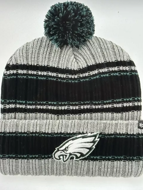 Philadelphia Eagles NFL  Men's '47 Brand Rexford Knit Beanie Hat - NWT