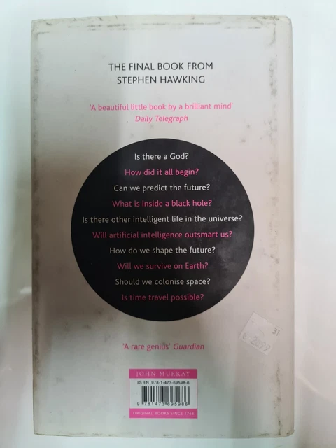 Brief Answers to the Big Questions: the final book from Stephen Hawking Libro 2