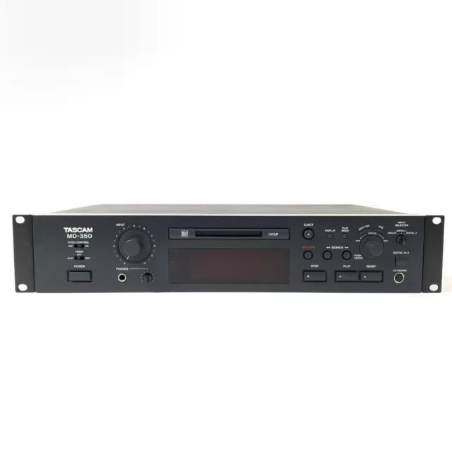 Tascam MD-350 Mini Disc Player/Recorder MD Deck Confirmed Operation Used Japan