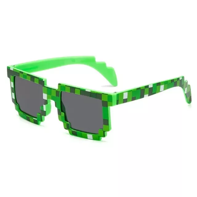 Fashion Sunglasses boys girls play action Game Toy Minecrafter Square Glasses