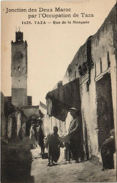 CPA AK TAZA Rue de la Mosquée MAROC (24375)