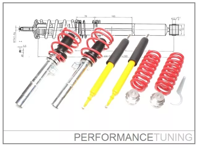 Combiné Fileté Amortisseurs Réglables -TA-Technix - BMW Série 1 E81 / E82 / E87