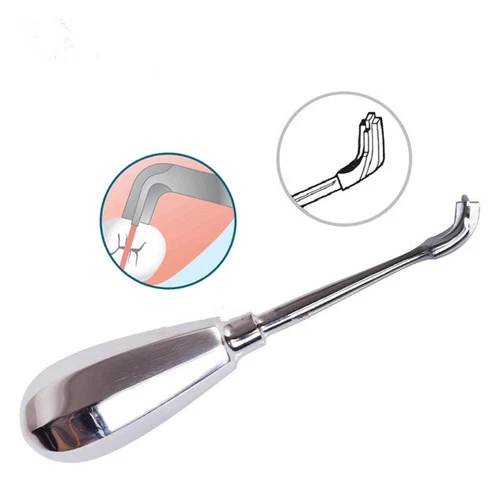 1 Pcs Dental Minimally Invasive Tooth Extraction Elevator Metal Handle Non-Slip