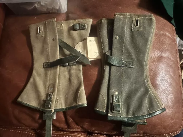 Ww2 Australian Army Jungle Green Gaiters