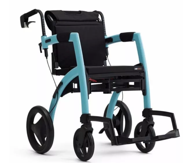 Rollz Motion Andador Silla De Ruedas Caminador Wheelchair Rollator Blue Small