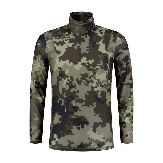 Korda Bekleidungssortiment Kool schnell trocknend LS Reißverschluss Ausschnitt Kamo Camo - alle Größen *neu*