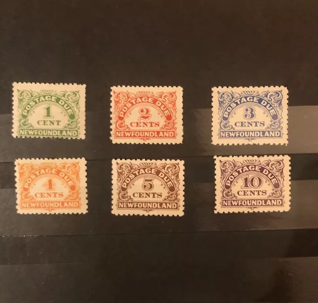 Stamps Canada Newfoundland Postage Due Mint Set of 1939, see detail.