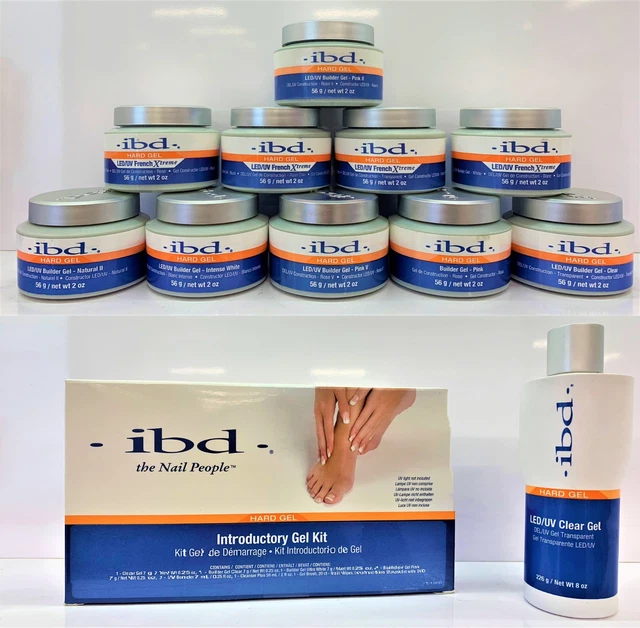 [Nail Tech's Top Choice] IBD Hard Gel Led/UV Builder Gel & French Xtreme SEALED!