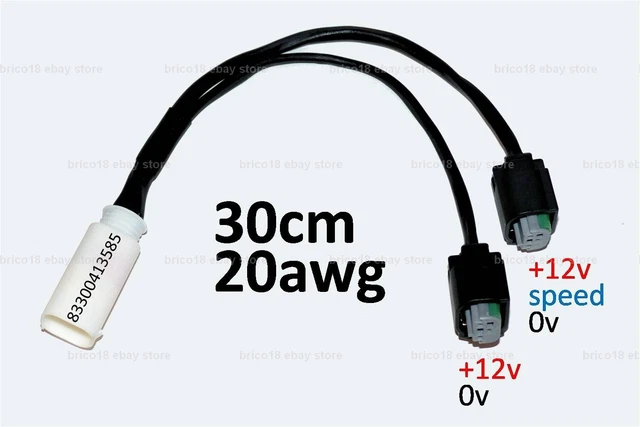 BMW Y Accessory Cable 83300413585 30cm/20awg/3p - R1200 R1250 GS RS RT XR S1000