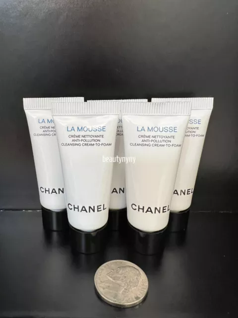 6x CHANEL LA MOUSSE Cleansing Cream to Foam 0.17oz / 5ml Each 30ml Total NEW