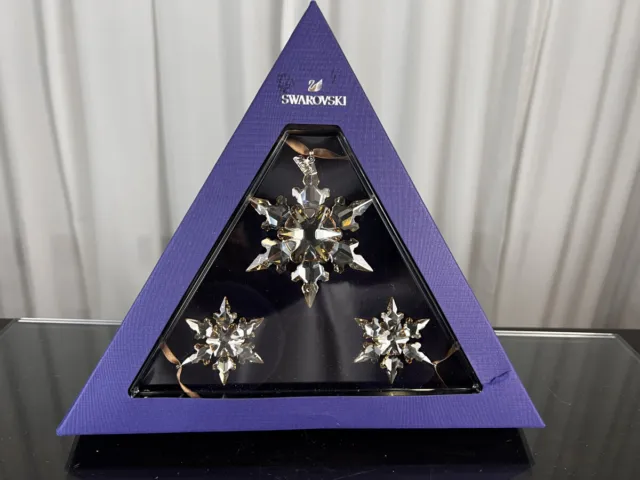 Swarovski Figurine 5591360 Étoile de Noël Set 2020. État Irréprochable