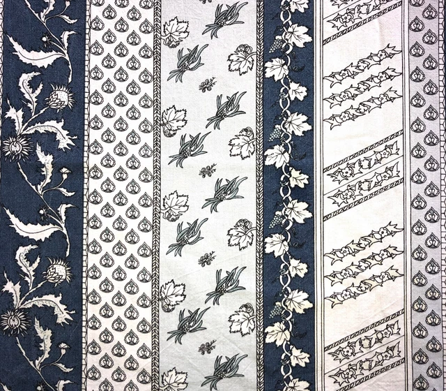 Coupon Tissu Provençal Mouche - 120 X 145 Cm, Polyester, Occasion Proche Du Neuf