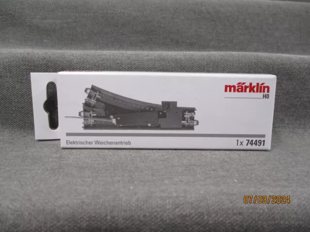 Märklin Spur H0 74491 elektrischer Weichenantrieb für C-Gleis unbenutzt in OVP