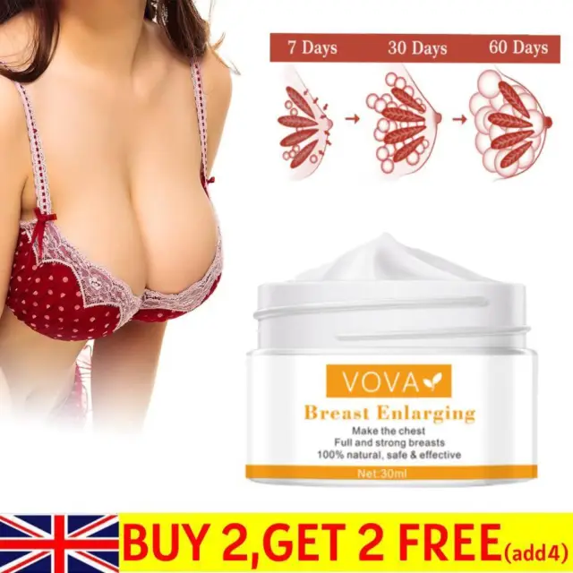 Uk| Strongest Breast Enlargement Cream Enhancement Bigger Boobs Bust+3 Cup Sizes