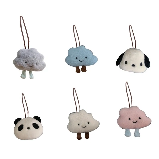 Dolls Bag Keychain Plush Keys Chain Backpack Pendant for Birthday Party