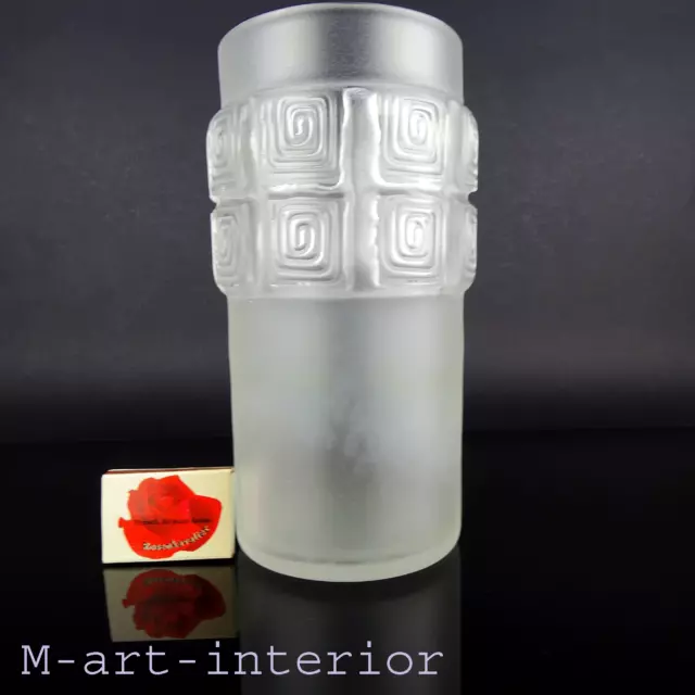 Design Glas Vase Dekor KRETA Art Glass Vintage, Peill & Putzler 1960s 🎈🎈🎈