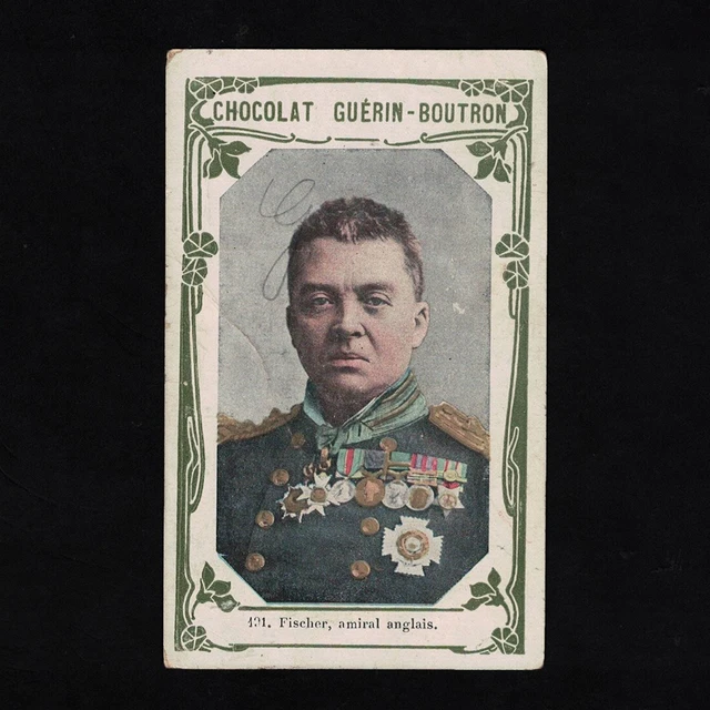 Ancienne chromo publicitaire Guérin Boutron Célébrités 722 Capitaine M Ancienne chromo publicitaire Guérin Boutron Célébrités 722 Capitaine M