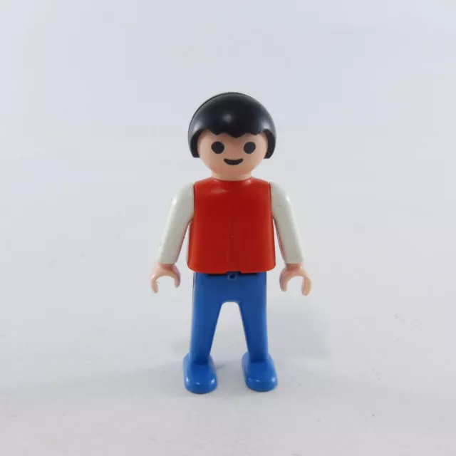 Playmobil Enfant Garçon Rouge et Blanc Pieds Nus 3205 4281