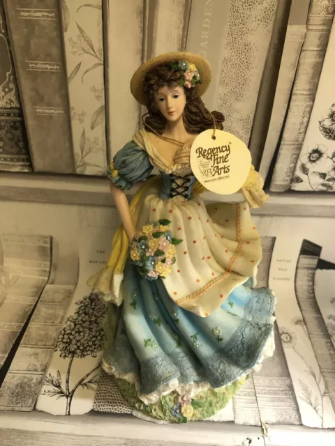 REGENCY FINE ARTS Spring Posy Limited Edition Figurine Vintage