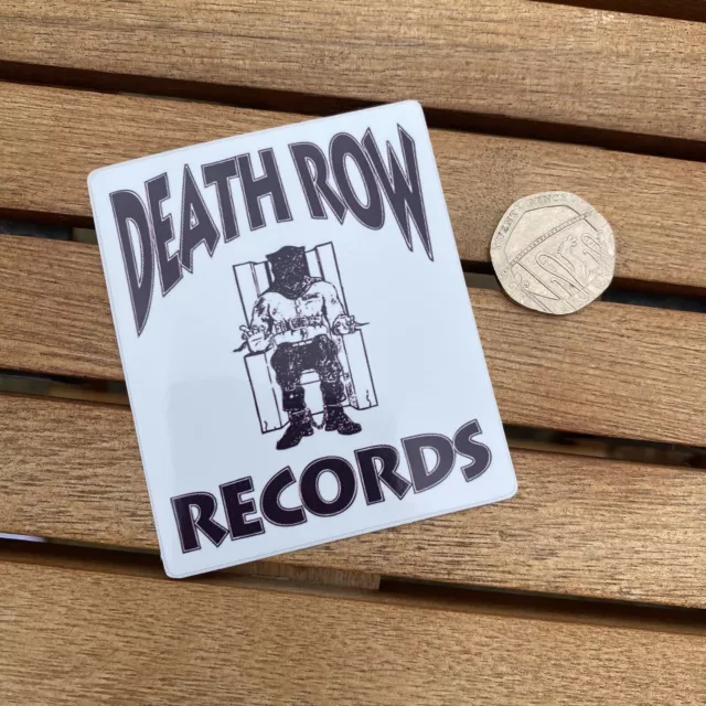 Death Row Records Sticker 1 - Skate Dre NWA Eminem Wu-Tang Decal Hiphop Rap