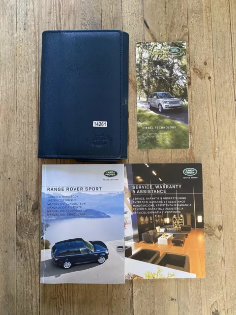 13-17 Range Rover Sport Owners Handbook Manual & Navigation Wallet 2015 R14261