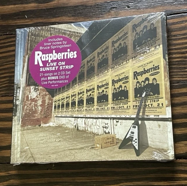 RASPBERRIES - LIVE On Sunset Strip - 3 Disc Set (2 CD + DVD) Nice