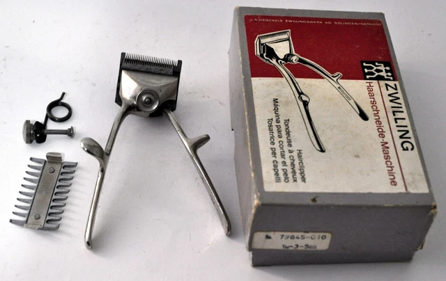Vecchio Tagliacapelli/Tagliabarba manuale  "ZWILLING"  1/10 - 3 - 5 mm  Germania