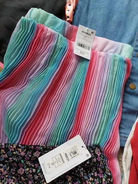 Large bundle all new bnwt girls clothing Next M&S age 7-8 RRP £178 x 15 items 7