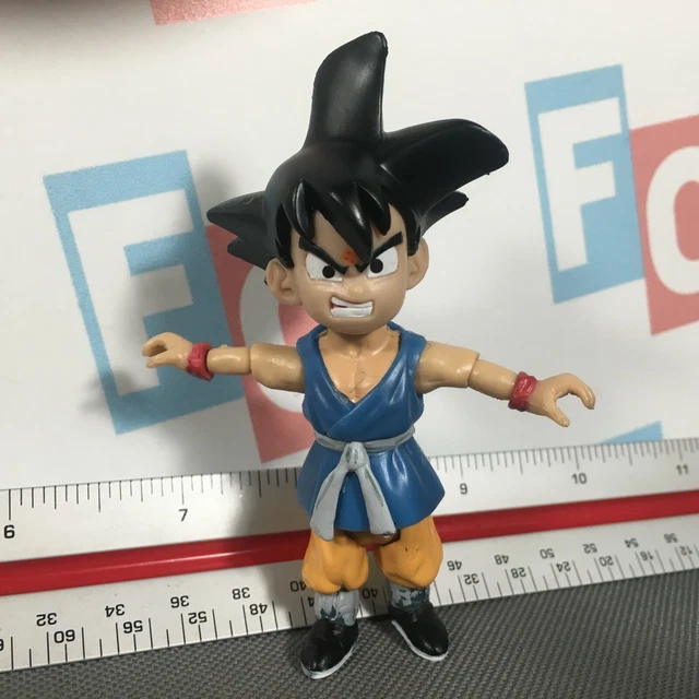 DBZ Jakks Dragon Ball Z GT Series 4 Little Kid Goku Figure Angry Blue DBGT