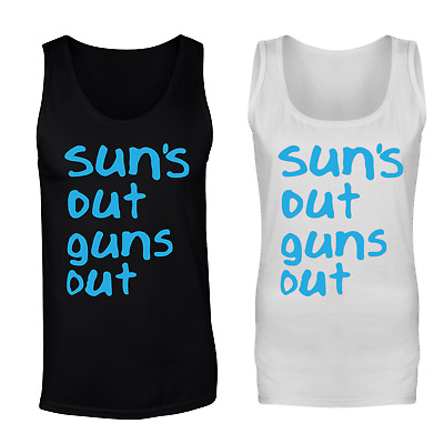 Suns Out Guns Out 22 Jump Street Slogan Vest Tank Top - Mens & Womens Sizes