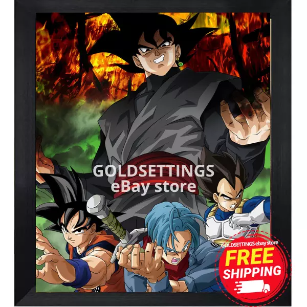 Dragon Ball Poster Cell and Saiyajins at the Cell games 18inx12in