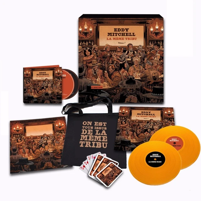 Coffret collector "La Même Tribu" d'Eddy Mitchell