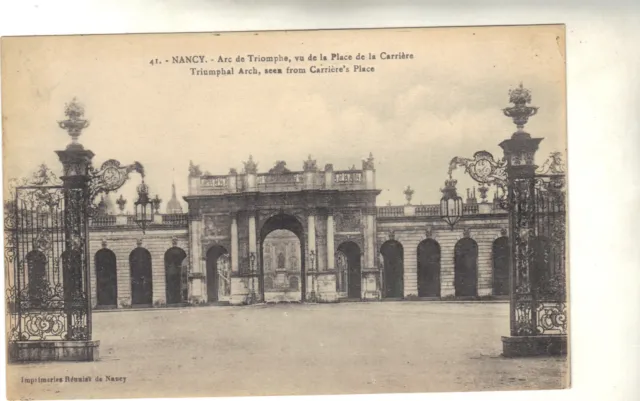 NANCY - Arc de Triomphe vu de la place de la Carrière    ( i 3459)