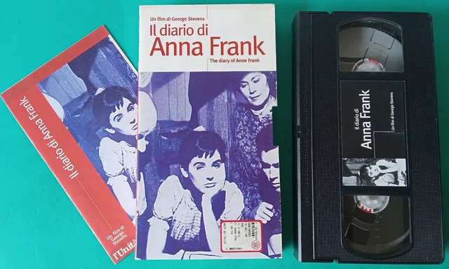 Il Diario Di Anna Frank 1959 IL DIARIO DI ANNA FRANK (1959) VHS ORIGINALE EDIZIONE EDIT. L'Unità 📼