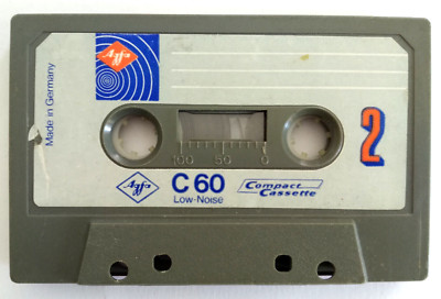 MC USATA VINTAGE Musicassetta Agfa Low-Noise 60 min 