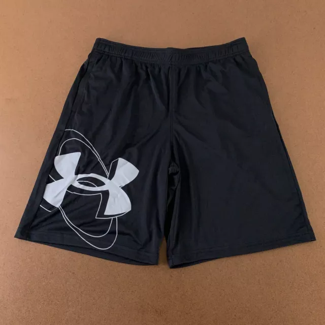 Under Armour Boys Youth Size XL Black Pocketed Prototype 2.0 Athletic Shorts NWT